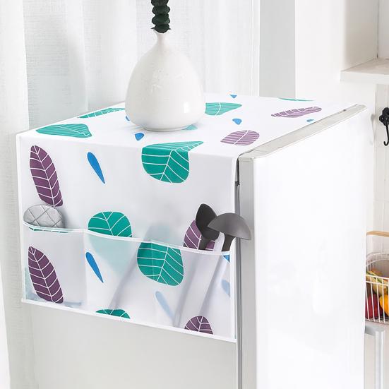 Prachový kryt chladničky odolný proti vlhkosti Skládací PEVA Praktická utěrka na chladničku pro domácnost