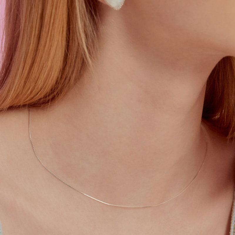 TATIANA (SILVER925) Shining Chain Necklace NZ2011