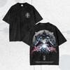 FMA Vintage Washed Shirt A Heart Made Fullmetal Shirt Oversized Unisex Year round clothing personality Clothes hot product soft
