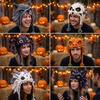 Warm Halloween Crochet Hood Kit for Adults Handmade Halloween Animal Hat  Halloween Party