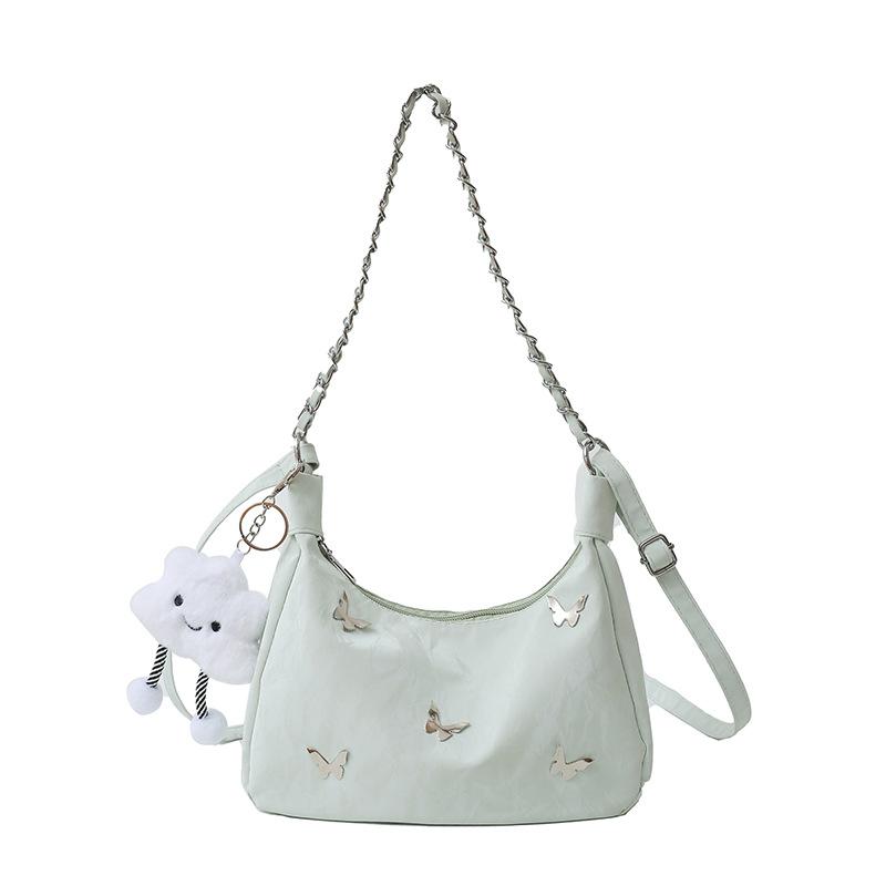 Bags Women's, New Fashion Summer Butterfly Crossbody Bag Popular One Shoulder Underarm Bag Large Capacity Commuter Bag