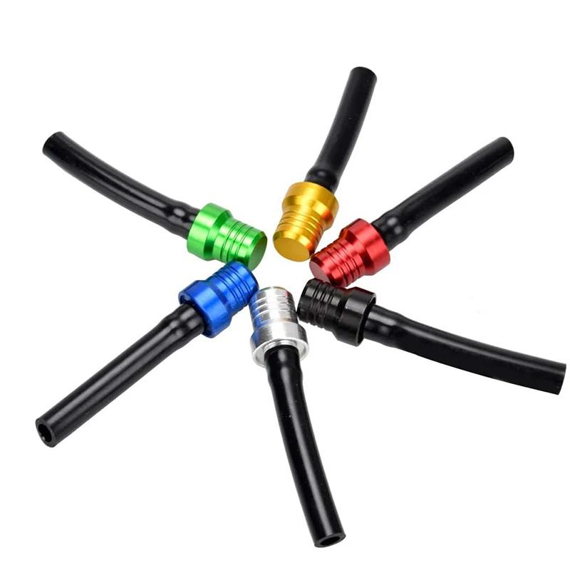 Motorrad Benzintankdeckel Einwegventile Entlüftungsschläuche Rohre Universal Motocross ATV Tanks Fahrrad Kraftstofftank Entlüftungsrohr
