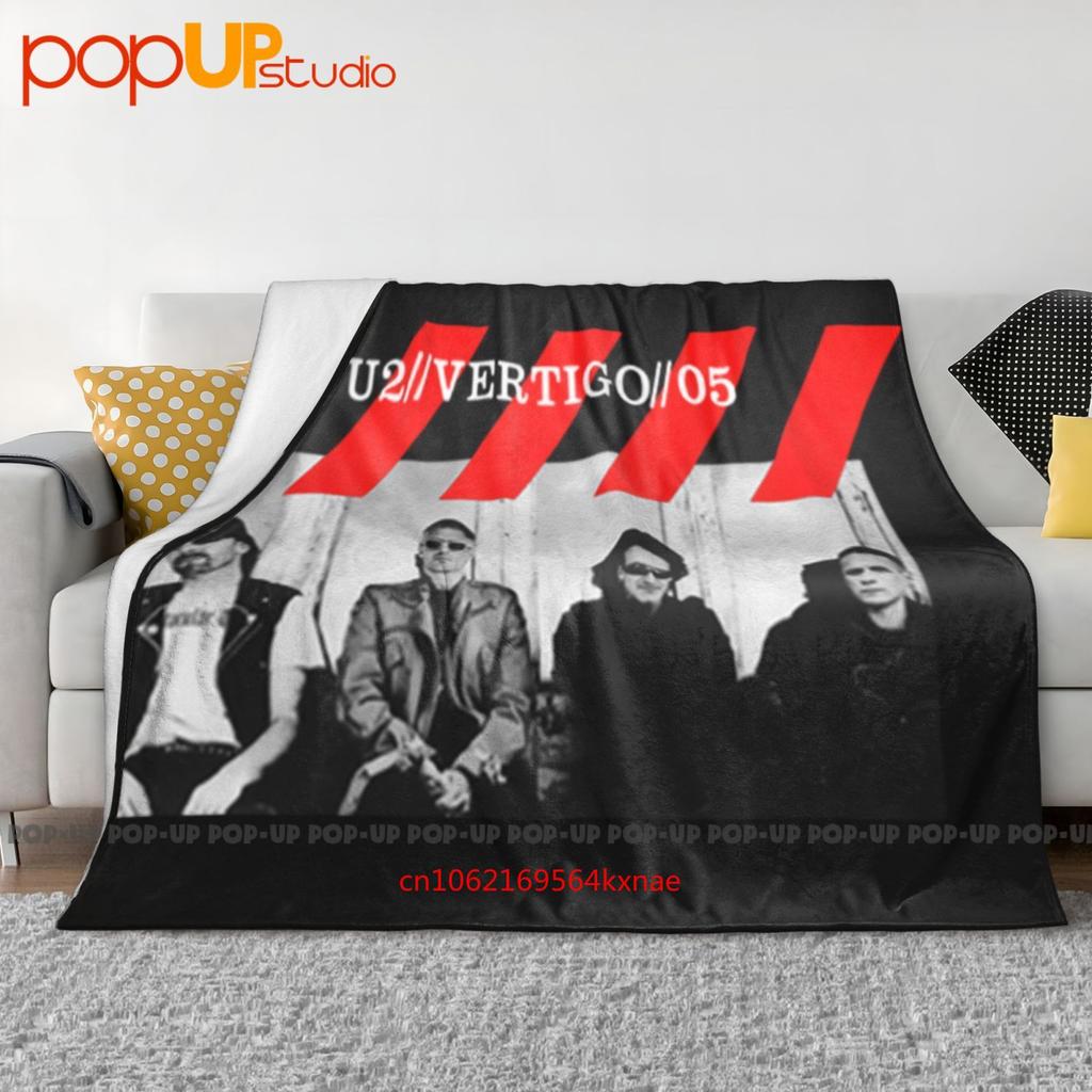 U2 Vertigo 2005 Concert North America Tour Dates Cities Ultra-Soft Blanket Quilt Winter Sofa Cover Bed Covers