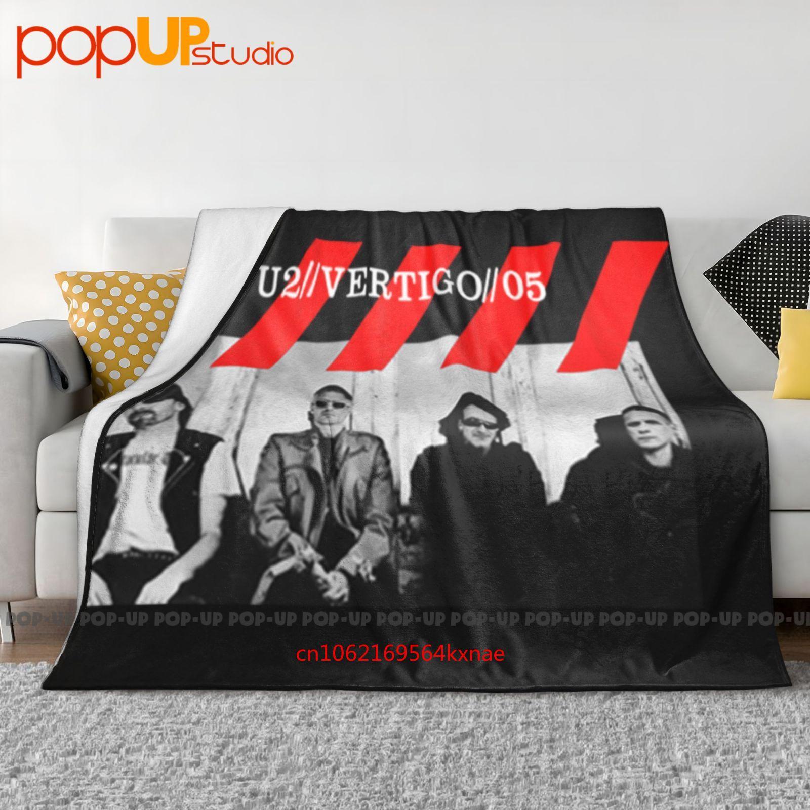 

U2 Vertigo 2005 Concert North America Tour Dates Cities Ultra-Soft Blanket Quilt Winter Sofa Cover Bed Covers 30x40in
