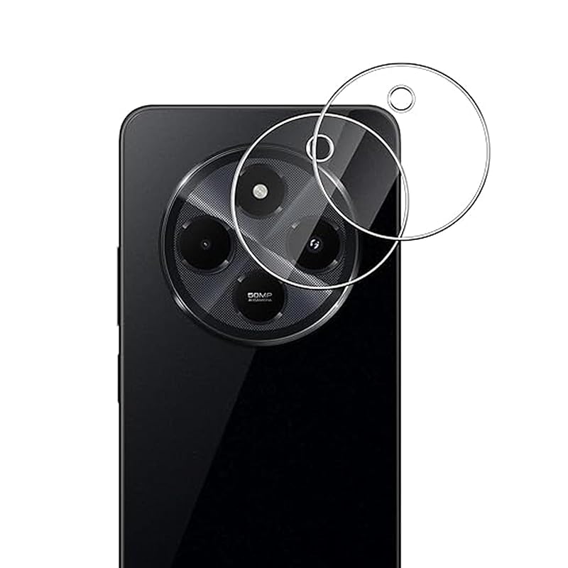 

[2 pieces] For Redmi 14C camera film Xiaomi 6.88 inches lens film [Kibnco] Hardness 9H Shockproof Shatter prevention High transmittance Automatic