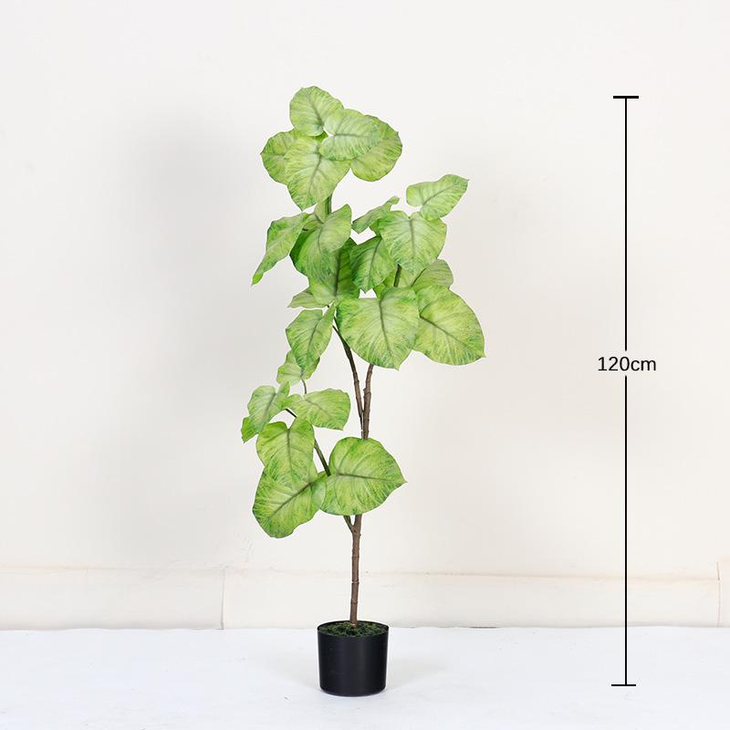 Nordic High-End Faux Fiddle-Leaf Fig Plant for Living Room and Bedroom Decor