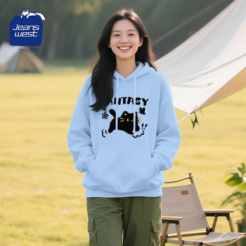 

JEANSWEST CLUB Women s Long Sleeve Hooded Sweatshirt 2XL