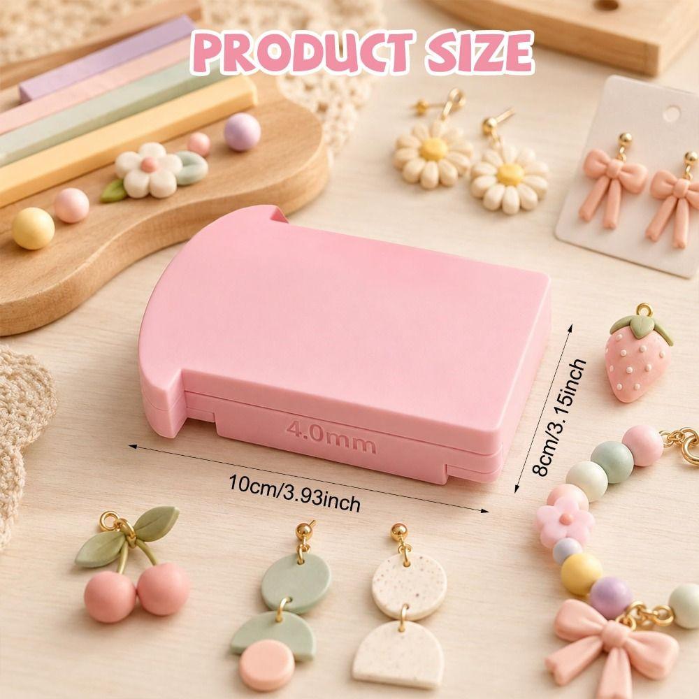 Plastic Polymer Clay Roller Guide Set Manta Ray Shaped Bead Roller Tool Clay Snake Forming