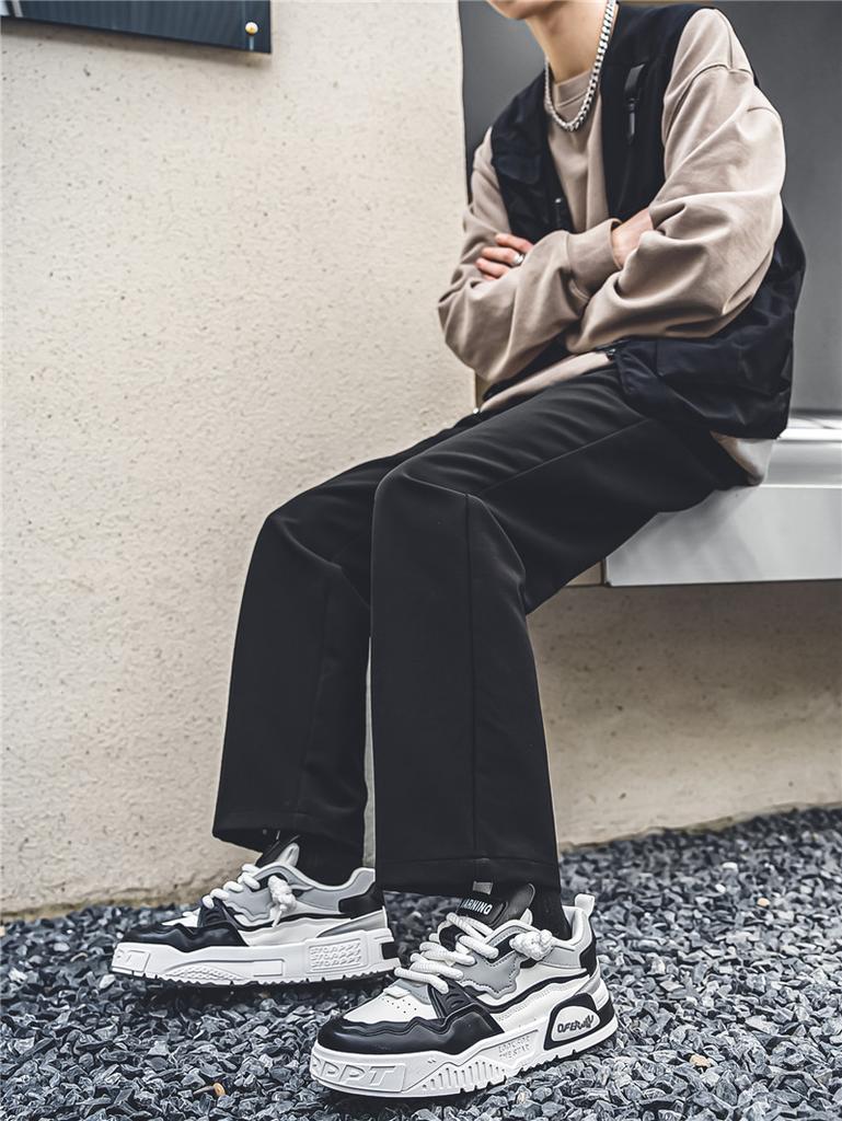 Herrenschuhe Sneakers Herren Freizeitschuhe Freizeit Luxus Herren Wanderschuhe Chunky Trend Stakeboard Schuhe für Männer Sport Laufschuhe Herrenschuhe