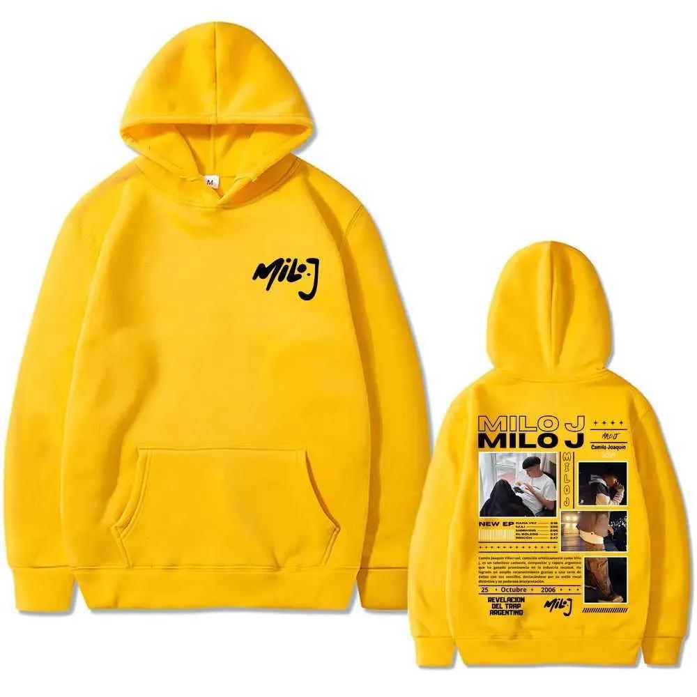 Rapper Milo Album Graphic Hoodie Men Women Hip Hop Fashion Oversized Hooded Sweatshirt Mens Casual Fleece Cotton Hoodies29