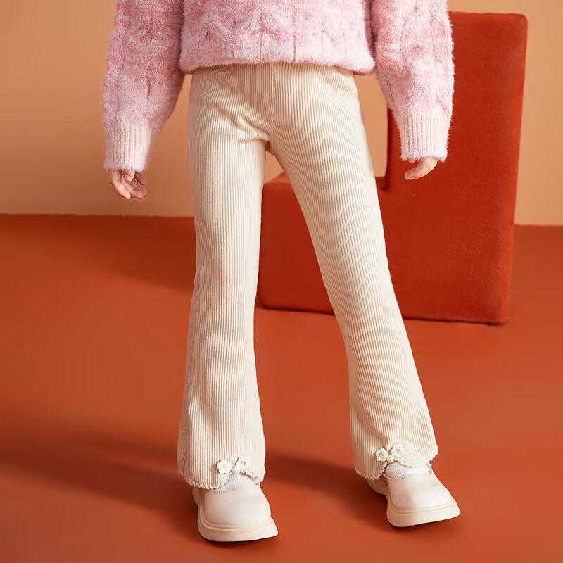 ASK JUNIOR Girls' Floral Knit Casual Pants