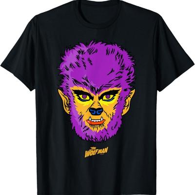 Wolfman Retro Big Face T-Shirt