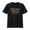 30th Birthday GifT T Shirt for Men Vintage Original Parts 1993 Retro Black 3X Large Vintage Washed Unisex Stretched Comfortable