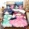 3D Printing Anime Tokyo Mew Mew 3D Print Bedding Set Duvet Covers Pillowcases One Piece Comforter Bedding Sets Bedclothes Bed