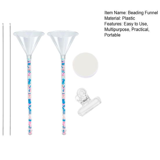 Beading Funnel Tool Kit Quick Assembly Widely Used Clay Bead Funnels Beading Tools Jewelry Making Accessories