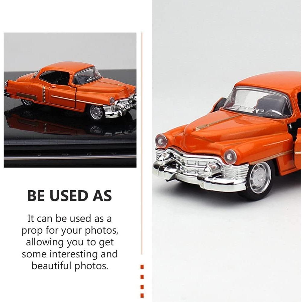 1/36 Méretarányú Cadillac Vintage Autók Ötvözet Die-Cast Húzható Hátra Fém Modell Klasszikus Autó Gyűjtői Darab Gyerekeknek Felnőtteknek Ajándék Die-Cast Nyitható Ajtós Autó