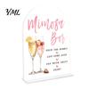 Clear Table Place Cards Arch Wedding Numbers, 1-10 with Stands, Acrylic Settings Signs for Receptions, Parties, Anniversaries, Events Banquet Displays