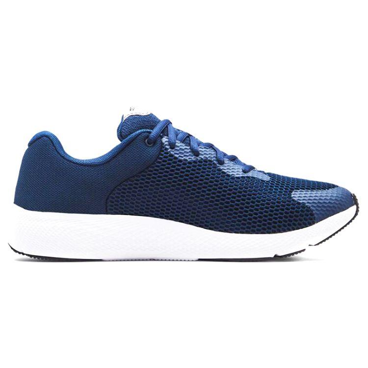 Under Armour Charged Pursuit 2 Comfortable Fabric Synthetic Leather Low Top Running Shoes Men Sneaker Blue 3024138-401