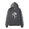 Rascal Does Not Dream of Bunny Girl Senpai Mai Sakurajima Unisex Fleece Hoodie Vertical Japanese Text Sleeve Anime Print Long Sleeve Sweatshirt
