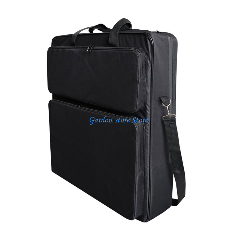 B0KB Transportable Photovoltaic Panel Storage Bag Protective Luggage Water Resistant Building Easy to Carry for 2 Panes