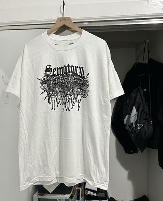 Frohe Weihnachten Sematary wHITE Ganzes Shirt Geschenk für Fan Unisex T-Shirt