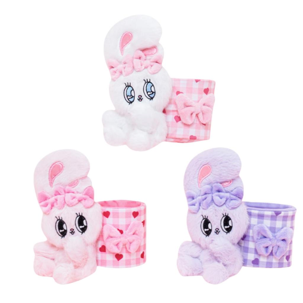 Esther Bunny Plush Toy Accessory Case Set of 3, Approx. 17cm