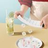 24/36 Grid Ice Tray White With Lid Homemade Silicone Ice Cube Mold Press Easy Demoulding Home Ice Box