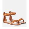 Fashion Brand Design Zipper Flat Bottom Sandals 2025 Summer New Low Heel Round Head Lady Slippers European American Style Women's Shoes
