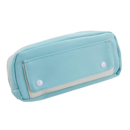 Pencil Case with Flip Cover Hidden Buckle Large Capacity Pen Organizer Large Capacity Pen Bag