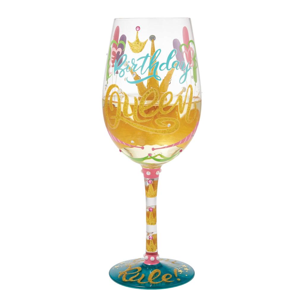 Lolita Wine Glass Birthday Queen 6016400