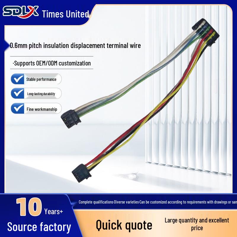 0.6mm/0.8mm Pitch Insulation Displacement Connector & Wire