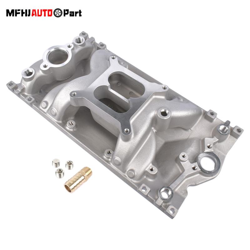 Dual Plane Vortec Air Gap Intake Manifold For Small Block Chevy SBC 350 1996-up 2028, 22028, PC22028, 52028