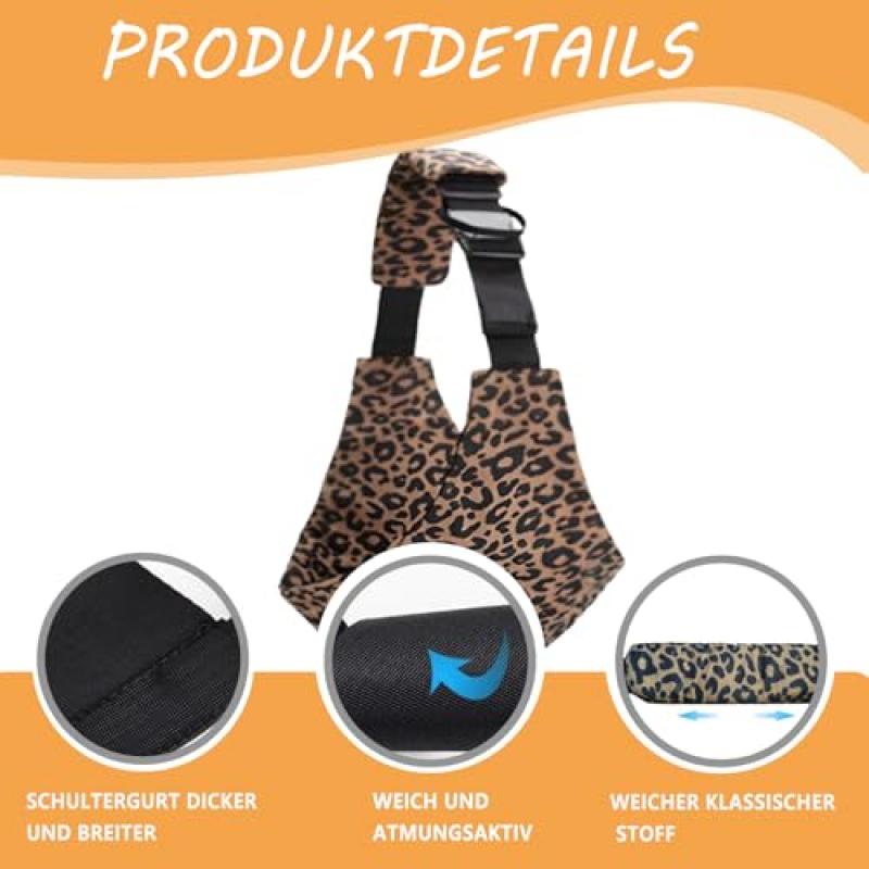 Baby Sling Wrap Carrier, Elastic Newborn to Toddler Sling, Side Carry Position for Infants 0-36 Months, Leopard Print