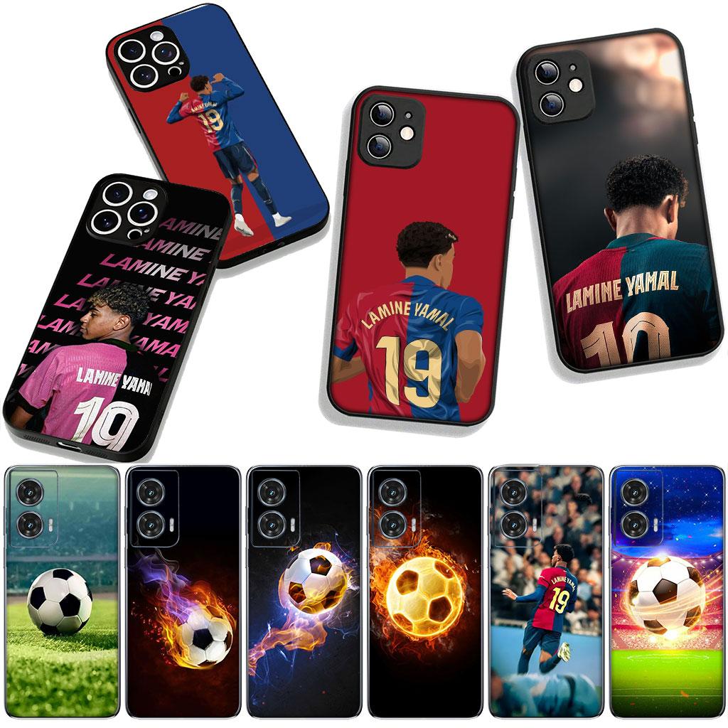 Für Samsung Galaxy A25 A37 A57 A12 A14 A31 A41 A50 A51 A70 A71 A72 A21S A04 M15 Note 20 9 8 10 Hülle Fußball Nr. 19 Football Nr. 19