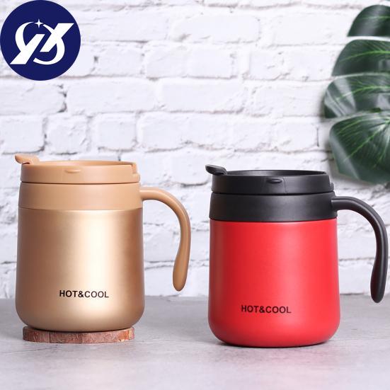 Izolovaný hrnek Nápojová voda v potravinářské kvalitě Nerezová ocel Vakuová izolovaná s víčkem Netěsná láhev na pití