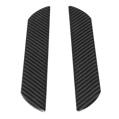 2 vnt. anglies pluošto automobilio durų slenksčių apsaugos pedalo apdailos priedas 3,65x25,3 cm