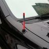 Car AM Antenna Car FM Antennas Hard Anodized Black Finish Receivers For Cars Short Antennas For Pickup Trucks