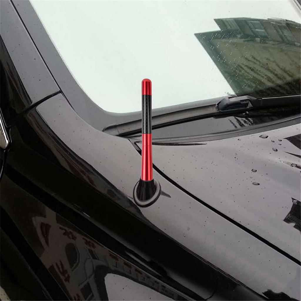 Car AM Antenna Car FM Antennas Hard Anodized Black Finish Receivers For Cars Short Antennas For Pickup Trucks