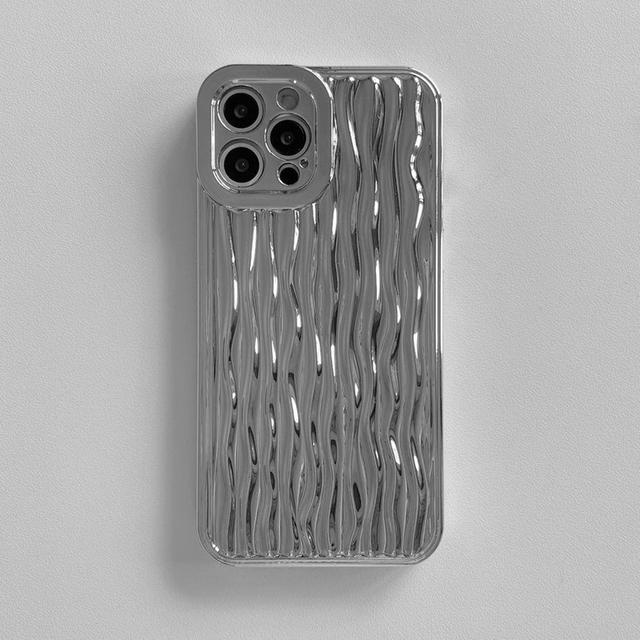 

7 модных цветов, мягкий чехол для телефона с 3d узором ряби воды для Iphone 14 13 11 12 Pro Max Mini Xr X Xs, чехол с защитой от царапин For iPhone 13
