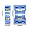 Multicolor Dental Disinfection Rack Plastic Dental Burs Holder Sterilization Tray Rack  Laboratory