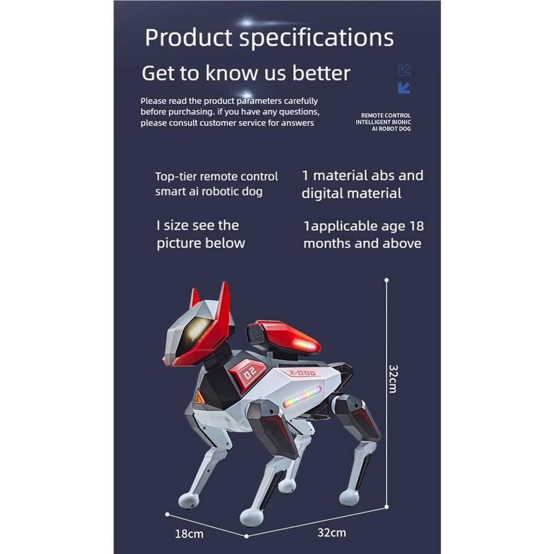 AI Simulation Robot Dog Intelligent Machine Dog Voice Command APP Control Programming Interactive Performs Acrobatics Robot Dog