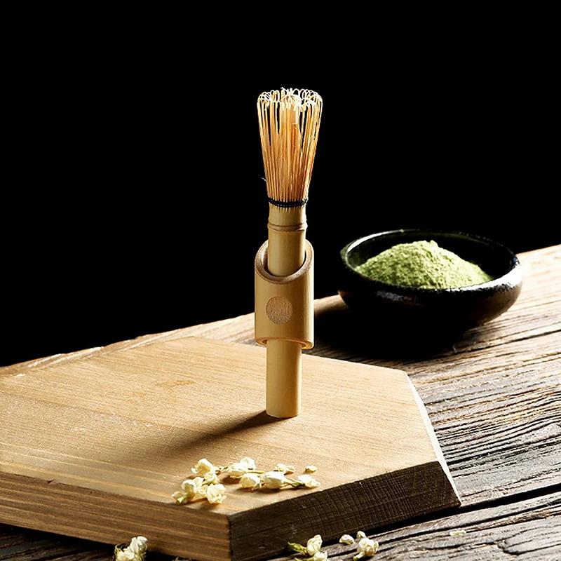 Matcha Whisk With Long Handle Matcha Powder Brush Tool Matcha Ceremony Accessory Japanese Style Handcurled Bamboo Tea Whisk
