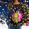 Christmas Sweatshirts For Women Knit Sweater Cute Shirt Fall Crewneck Pullover Tops