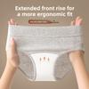 Women's Spring and Autumn 7A Antibacterial Extended Crotch Width Extended Bottom Comfortable Briefs