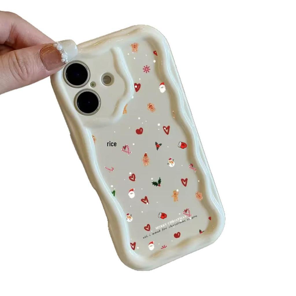 Christmas Snowman Phone Case for iPhone 17 Pro Max/ iPhone 16/15/14/13 Pro - Cartoon Style