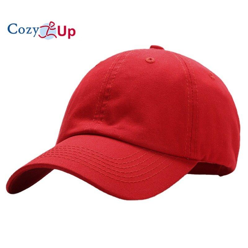 

Cozy Up Сплошной цвет бейсболка Унисекс Повседневный хлопок Удобный абонемент