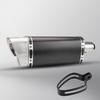Motorcycle carbon fiber exhaust pipe tail connection integrated exhaust pipe FOR 51MM MT09 FZ09 MT07 GSX250 M11 muffler with db
