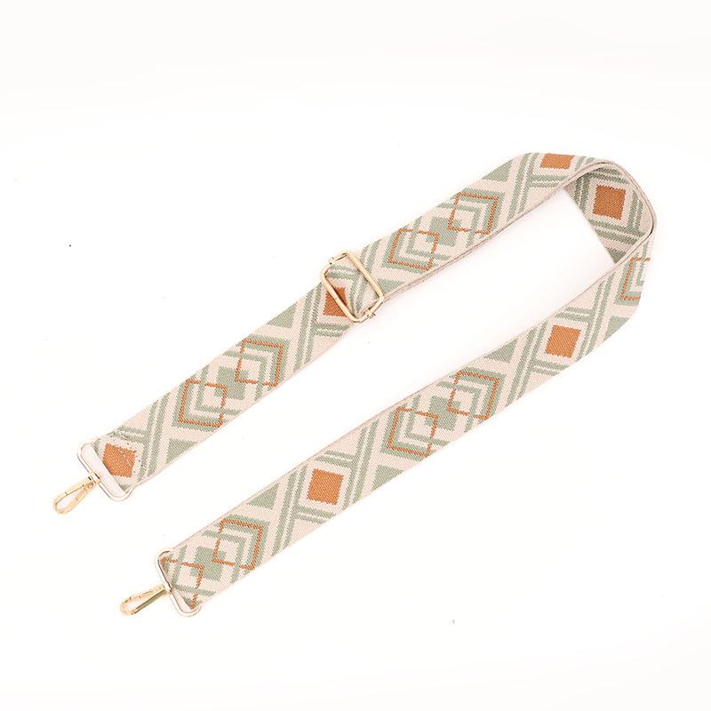 Embroidery Bag Shoulder Strap Women's Bag Clothing Accessories Replacement Long Strap Ethnic Style Jacquard Thickened Strap