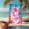 Custom Name Ultra-Soft Beach Towel with Twinkle Catch Teenieping Theme,Ideal for Pool - Camping, Diving - Perfect Travel Essential, Vibrant Beach Towe