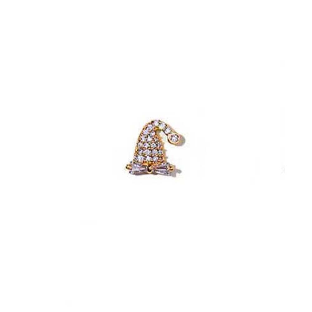 Tree 3D Nail Jewelry Snowflake Nail Rhinestones Christmas Nail Decorations Christmas Nail Drills